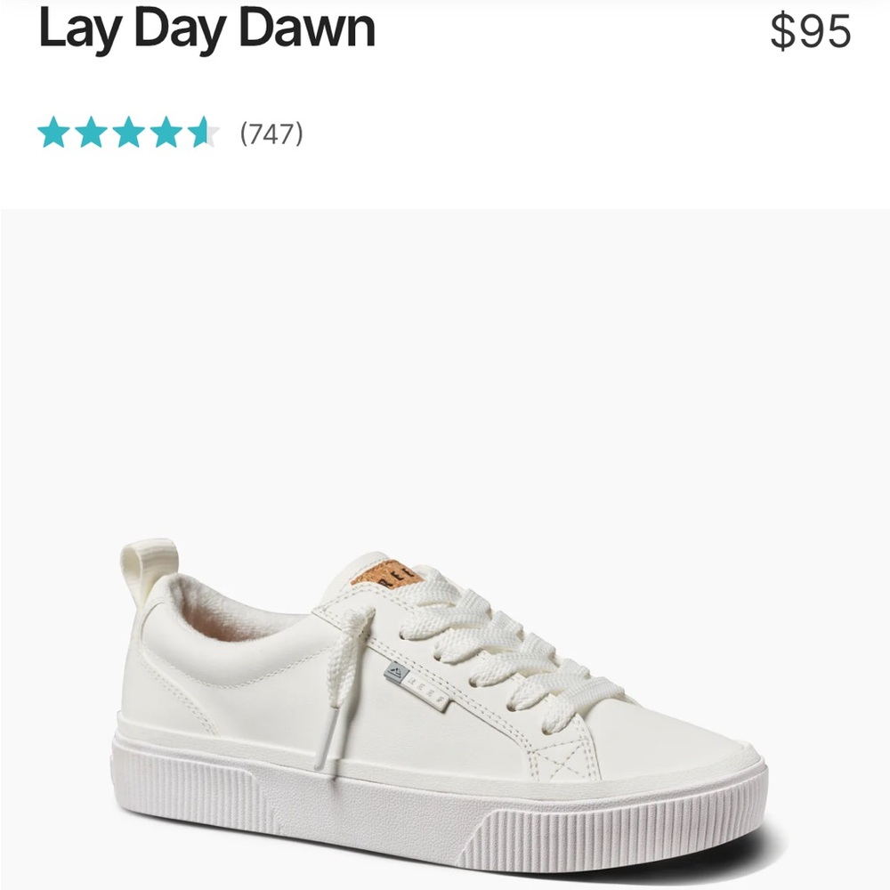 Reef Lazy Day Dawn White Sneakers